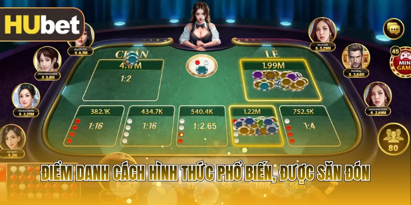 Điểm danh cách hình thức phổ biến, được săn đón